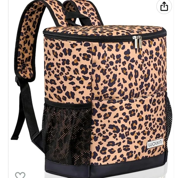 Wolka Leopard Backpack Cooler Amazon.com: Wolka Cooler Backpack 30 Cans,Portable Backpack  main image 3